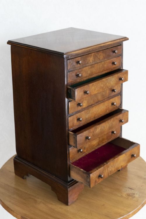 19TH CENTURY MAHOGANY COLLECTORS CABINET - ADDITIONAL PHOTO 4