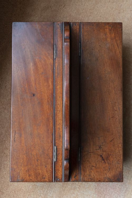 CUTLERY BOX IN MAHOGANY - ADDITIONAL PHOTO 1