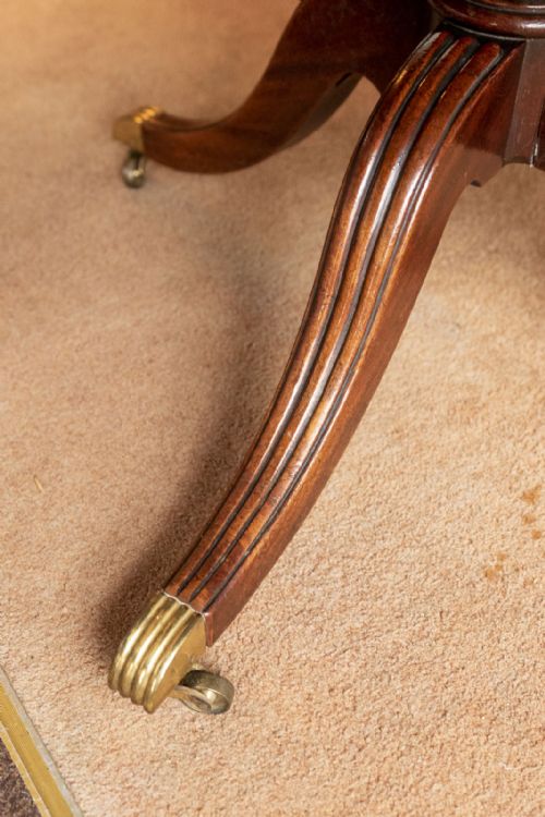 FINE QUALITY GEORGE III MAHOGANY DROP LEAF BREAKFAST TABLE - ADDITIONAL PHOTO 8
