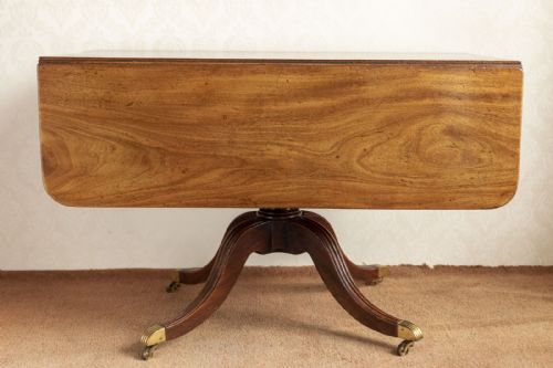 FINE QUALITY GEORGE III MAHOGANY DROP LEAF BREAKFAST TABLE - ADDITIONAL PHOTO 10