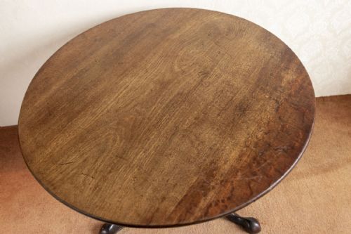 CIRCULAR MAHOGANY TRIPOD TABLE TO SEAT FOUR PEOPLE - ADDITIONAL PHOTO 6
