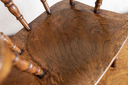 VERY UNUSUAL CHILDS SMOKERS BOW CHAIR IN ASH - ADDITIONAL PHOTO 3