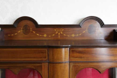 LATE 18TH CENTURY MAHOGANY CHINA CABINET - ADDITIONAL PHOTO 2