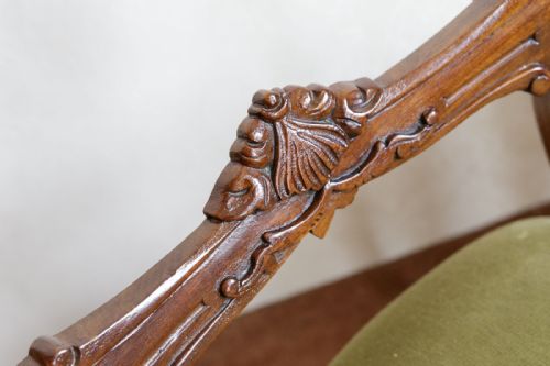SET OF EIGHT VICTORIAN MAHOGANY DINING CHAIRS - ADDITIONAL PHOTO 3