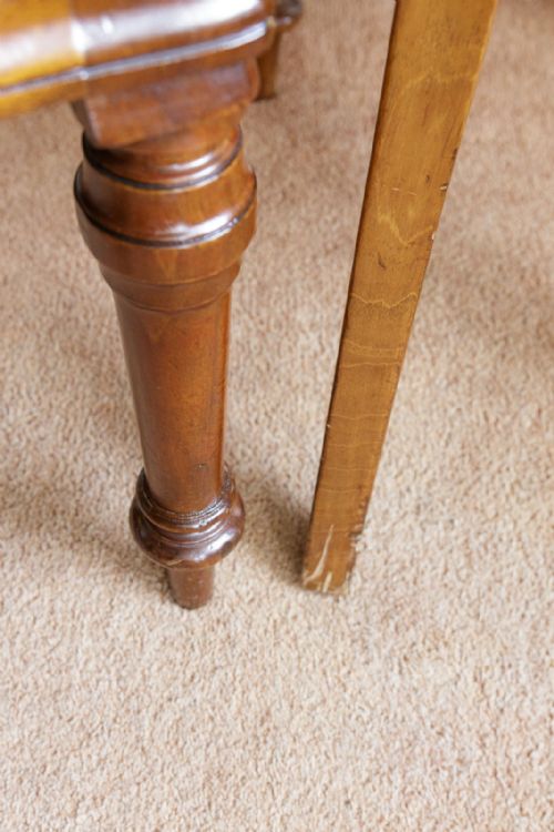 SET OF EIGHT VICTORIAN MAHOGANY DINING CHAIRS - ADDITIONAL PHOTO 4