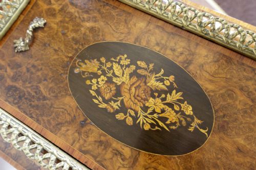 UNUSUAL 19TH CENTURY INLAID WALNUT PLANTER - ADDITIONAL PHOTO 13