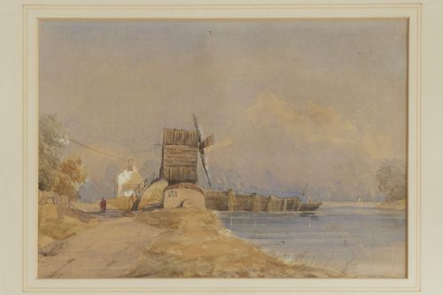 FINE WATERCOLOUR PAINTING BY ARTIST HENRY BRIGHT - ADDITIONAL PHOTO 1