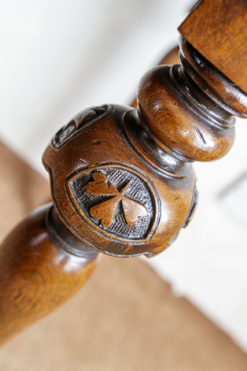 VICTORIAN WALNUT WRITING TABLE - ADDITIONAL PHOTO 2