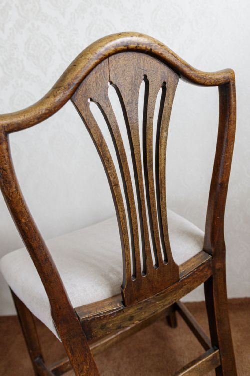 A SET OF SIX HEPPLEWHITE STYLE DINING CHAIRS - ADDITIONAL PHOTO 7