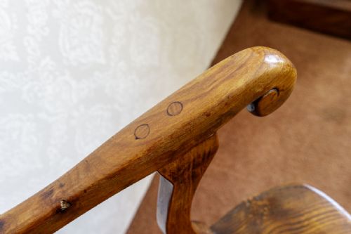 UNUSUAL HIGHBACK WINDSOR CHAIR WITH VERY DETAILED TURNINGS - ADDITIONAL PHOTO 6