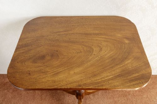 A VERY GOOD GEORGIAN MAHOGANY TRIPOD TABLE - ADDITIONAL PHOTO 2