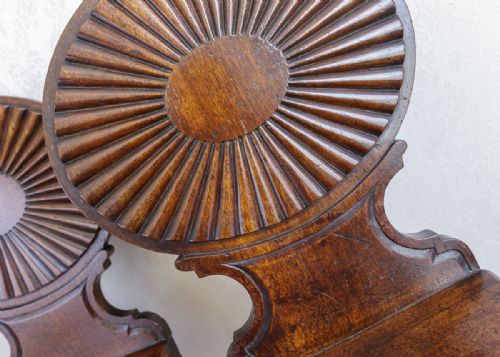 AN EXCELLENT PAIR OF REGENCY CHAIRS IN MAHOGANY - ADDITIONAL PHOTO 5