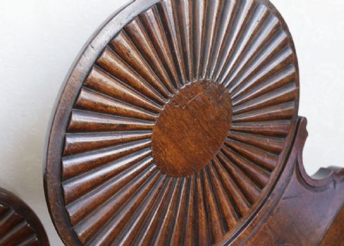 AN EXCELLENT PAIR OF REGENCY CHAIRS IN MAHOGANY - ADDITIONAL PHOTO 6