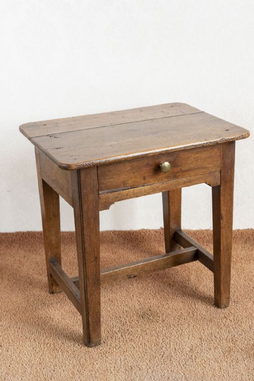 LOVELY AND UNUSUAL COUNTRY MADE STOOL WITH A DRAWER - ADDITIONAL PHOTO 5