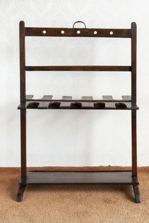 EARLY 19TH CENTURY RIDING BOOT AND WHIP RACK IN MAHOGANY - ADDITIONAL PHOTO 3