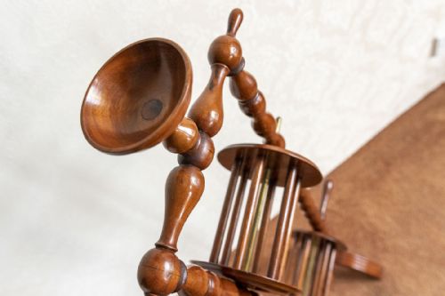 A VERY UNUSUAL 19TH CENTURY DOUBLE WOOL WINDER - ADDITIONAL PHOTO 2