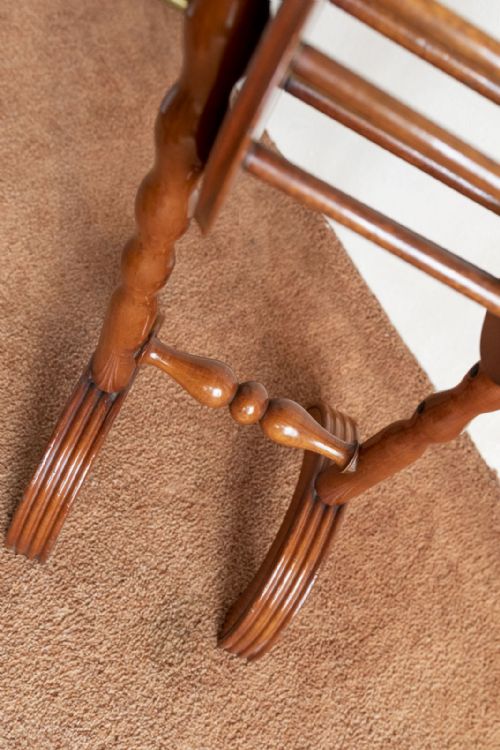 A VERY UNUSUAL 19TH CENTURY DOUBLE WOOL WINDER - ADDITIONAL PHOTO 4