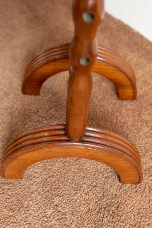 A VERY UNUSUAL 19TH CENTURY DOUBLE WOOL WINDER - ADDITIONAL PHOTO 5