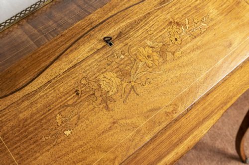 19TH CENTURY BUREAU DE DAME IN INLAID ROSEWOOD - ADDITIONAL PHOTO 7
