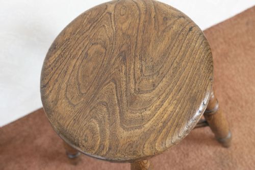 19TH CENTURY STOOL IN ASH - ADDITIONAL PHOTO 2
