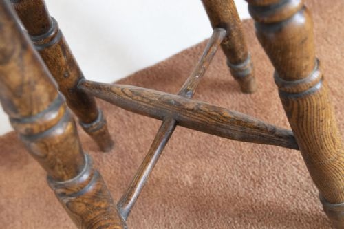 19TH CENTURY STOOL IN ASH - ADDITIONAL PHOTO 3
