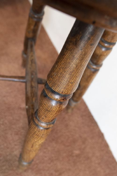 19TH CENTURY STOOL IN ASH - ADDITIONAL PHOTO 4