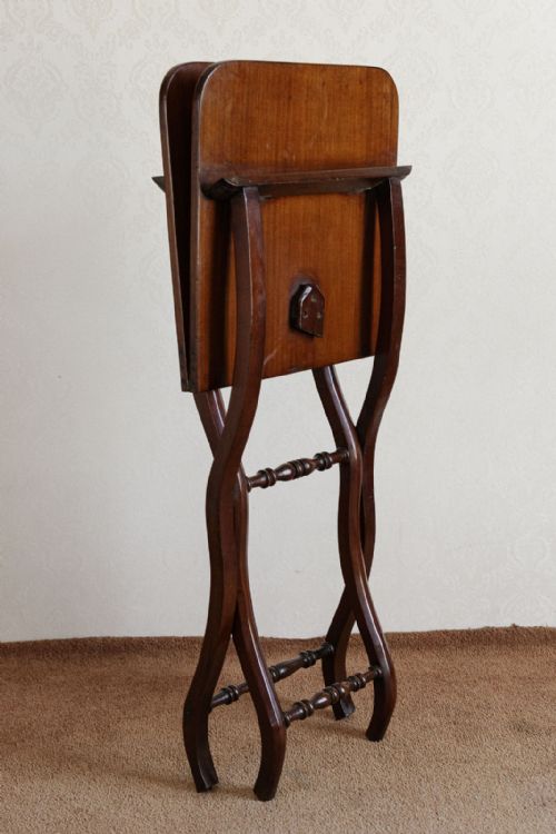 EARLY 19TH CENTURY MAHOGANY FOLDING COACHING TABLE - ADDITIONAL PHOTO 6