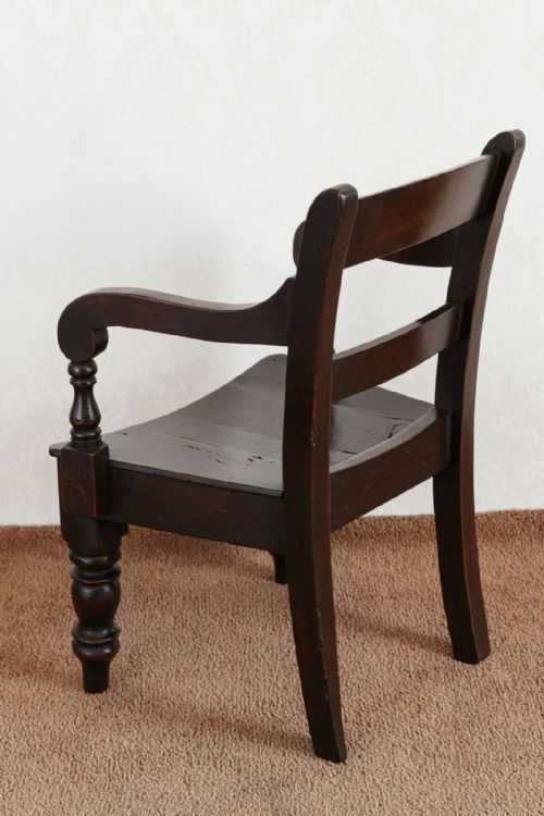 LOVELY COUNTRY MADE CHILDS CARVER CHAIR - ADDITIONAL PHOTO 2