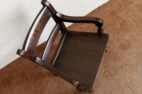 LOVELY COUNTRY MADE CHILDS CARVER CHAIR - ADDITIONAL PHOTO 3