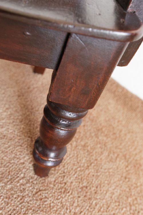 LOVELY COUNTRY MADE CHILDS CARVER CHAIR - ADDITIONAL PHOTO 4