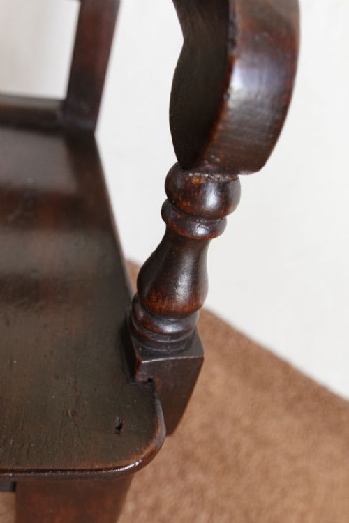 LOVELY COUNTRY MADE CHILDS CARVER CHAIR - ADDITIONAL PHOTO 5