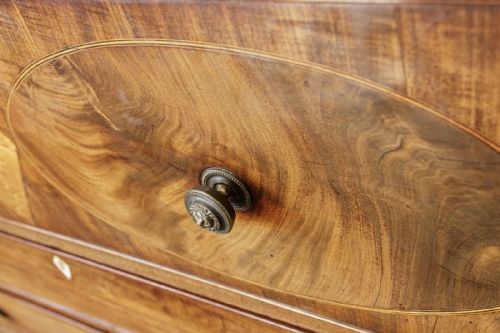 FINE QUALITY INLAID SECRETAIRE BOOKCASE - ADDITIONAL PHOTO 4