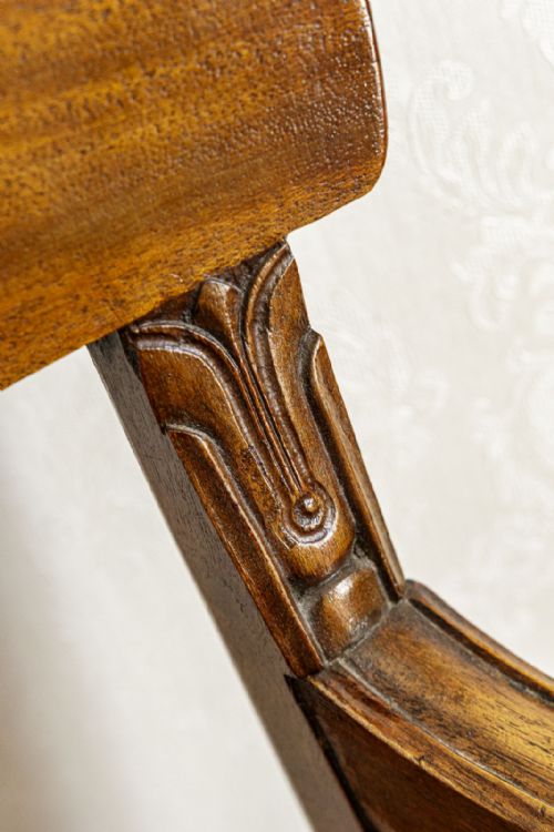 VERY GOOD GEORGE III CARVER CHAIR - ADDITIONAL PHOTO 4