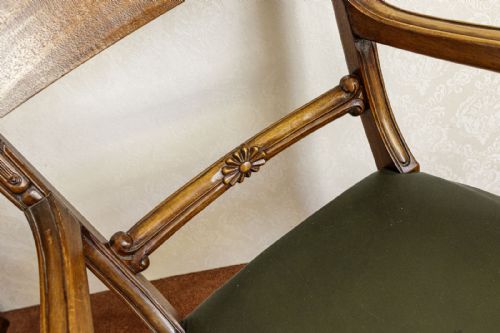 VERY GOOD GEORGE III CARVER CHAIR - ADDITIONAL PHOTO 5