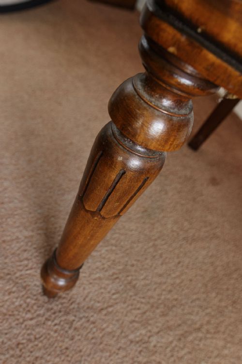 VERY GOOD GEORGE III CARVER CHAIR - ADDITIONAL PHOTO 6