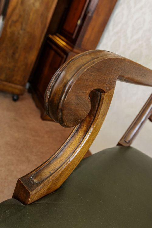 VERY GOOD GEORGE III CARVER CHAIR - ADDITIONAL PHOTO 8