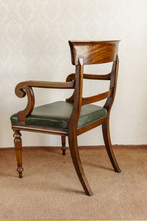 VERY GOOD GEORGE III CARVER CHAIR - ADDITIONAL PHOTO 9