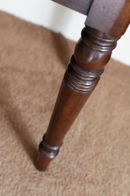 GOOD GEORGE IV MAHOGANY WINDOW SEAT - ADDITIONAL PHOTO 3