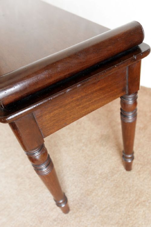 GOOD GEORGE IV MAHOGANY WINDOW SEAT - ADDITIONAL PHOTO 6