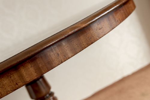 FINE QUALITY REGENCY PERIOD MAHOGANY TILT ACTION DINING TABLE - ADDITIONAL PHOTO 6