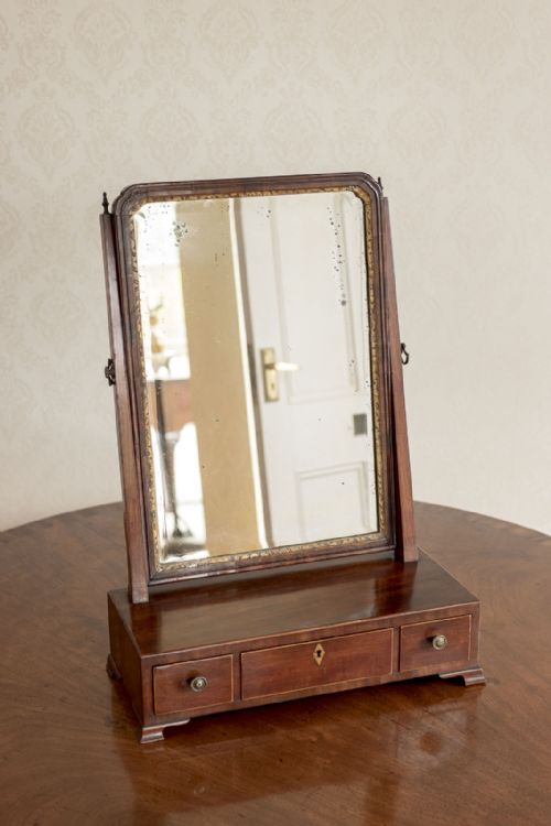 VERY ATTRACTIVE LATE 18TH CENTURY MAHOGANY DRESSING MIRROR - ADDITIONAL PHOTO 1