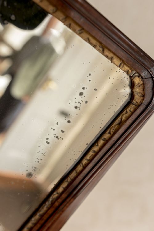 VERY ATTRACTIVE LATE 18TH CENTURY MAHOGANY DRESSING MIRROR - ADDITIONAL PHOTO 4