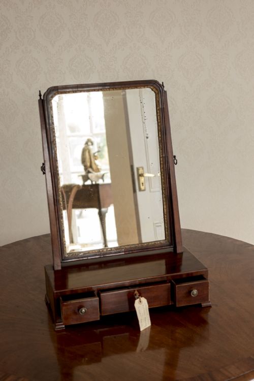 VERY ATTRACTIVE LATE 18TH CENTURY MAHOGANY DRESSING MIRROR - ADDITIONAL PHOTO 7