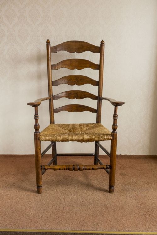 LANCASTER ASH LADDER BACK CHAIR - ADDITIONAL PHOTO 1