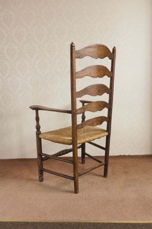 LANCASTER ASH LADDER BACK CHAIR - ADDITIONAL PHOTO 6