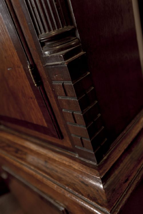 LONG CASE CLOCK BY MATTHEW BUSHELL OF CHESHIRE - ADDITIONAL PHOTO 4