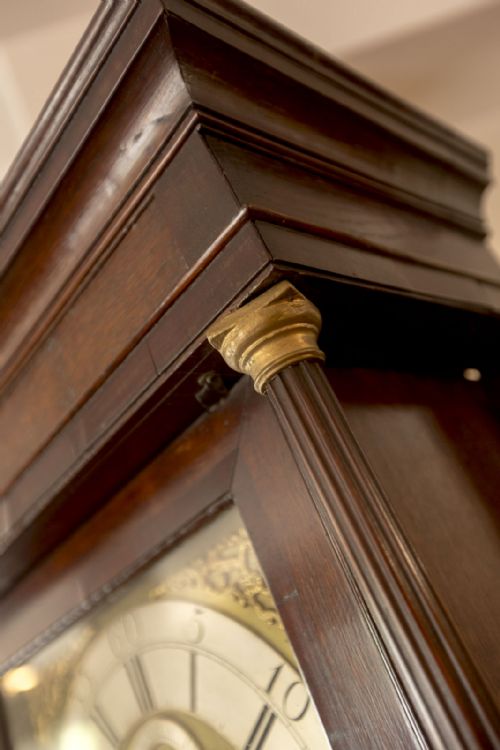 LONG CASE CLOCK BY MATTHEW BUSHELL OF CHESHIRE - ADDITIONAL PHOTO 5