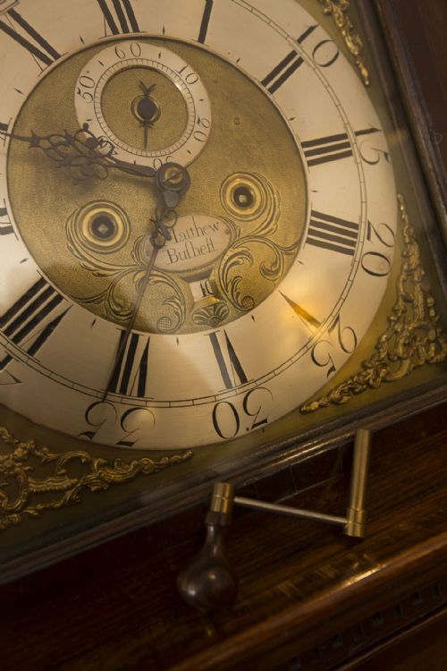 LONG CASE CLOCK BY MATTHEW BUSHELL OF CHESHIRE - ADDITIONAL PHOTO 7