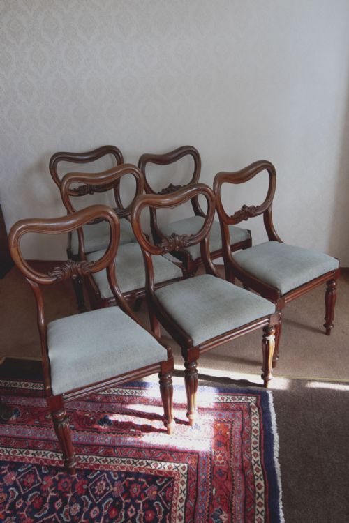 SET OF SIX DINING CHAIRS - ADDITIONAL PHOTO 2