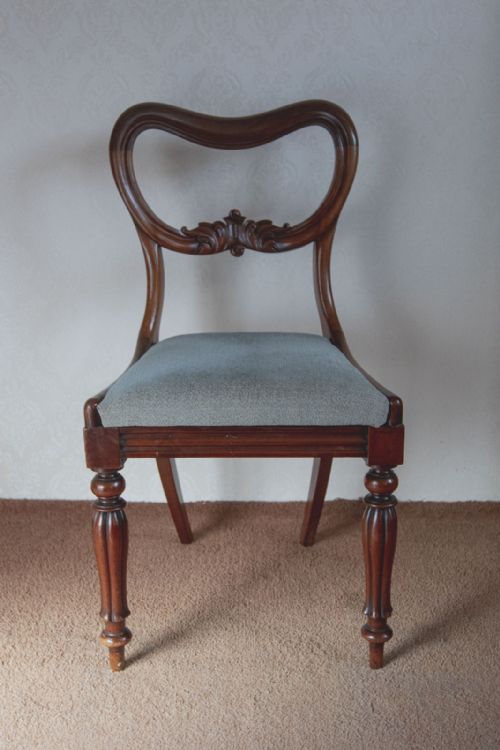 SET OF SIX DINING CHAIRS - ADDITIONAL PHOTO 5